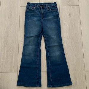 Worn Old Navy Flare High Rise